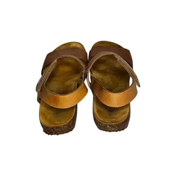 otBt "Off The Beaten Track" Forever collection Sandals Tan Size 9 - Picture 3 of 8